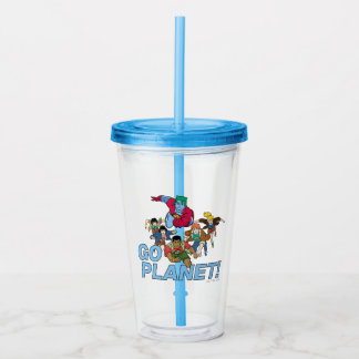 Verre En Acrylique Capitaine Planète et les Planètes - Allez Planète 