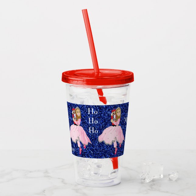 Verre En Acrylique Casse-noisette Lt Brun Cheveux Acrylique Tumbler (Devant glace)