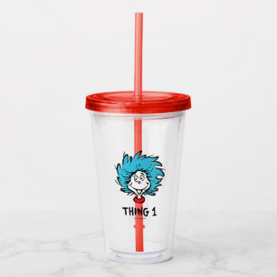 Verre En Acrylique Chat dans le Casquette   Chose un