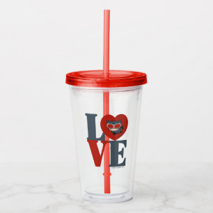 Verre En Acrylique Chibi Catwoman LOVE