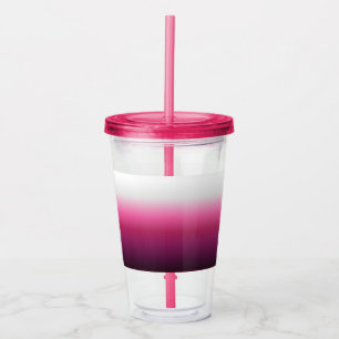 Verre En Acrylique chic abstrait magenta burgundy maroon ombre