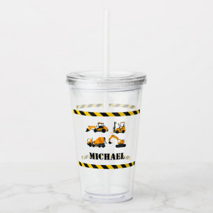 Verre En Acrylique Chiffre de construction pour garçons personnalisés