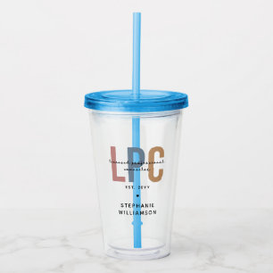 Verre En Acrylique Conseiller professionnel autorisé LPC personnalisé