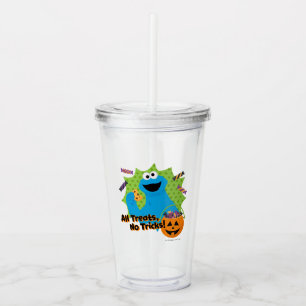 Verre En Acrylique Cookie Monster Tous Les Traitements, Pas De Truc