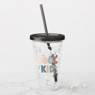 Verre En Acrylique Cool Kid - Trendy Tumbler for All