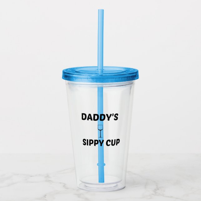 VERRE EN ACRYLIQUE COUPE DE POITRINE DADDY (Devant)