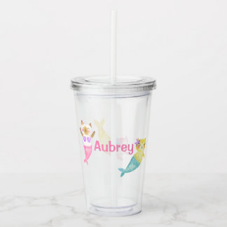 Verre En Acrylique Coupe Mermaid Tumbler