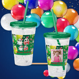 Verre En Acrylique Coupe Pastel Fantôme Acrylique Tumbler Anniversair