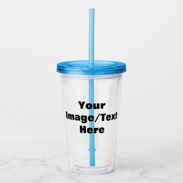 Verre En Acrylique Créez votre propre (Devant)