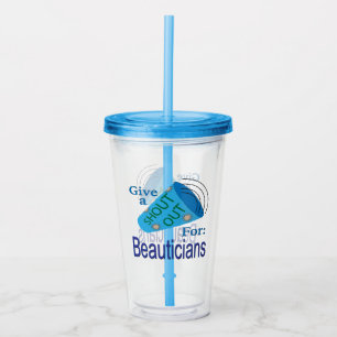 Verre En Acrylique Criez pour les Beauticiens