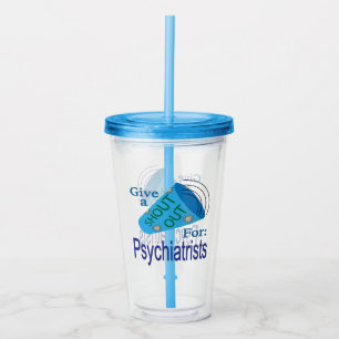 Verre En Acrylique Criez pour les psychiatres