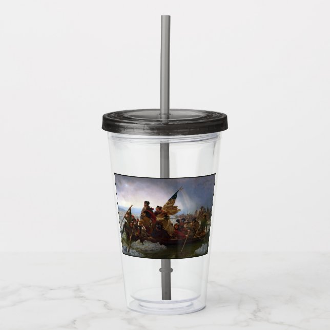 Verre En Acrylique Crossing Delaware 1776 : Général George Washington (Devant)