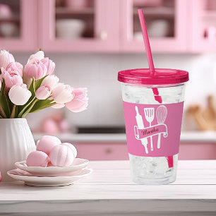Verre En Acrylique Cuisinier personnalisé sur mesure