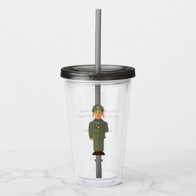 Verre En Acrylique Culbuteur de Kapaun de père (Devant)