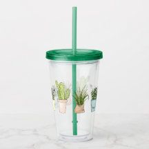Culbuteur mis en pot de plantes