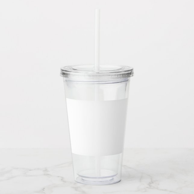 Verre En Acrylique Custom 16oz, Clear (Devant)