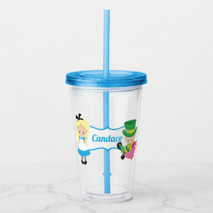 Verre En Acrylique Cute Alice au pays des merveilles
