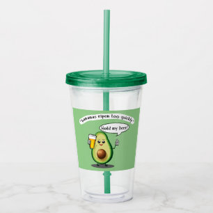 Verre En Acrylique Défi Avocado