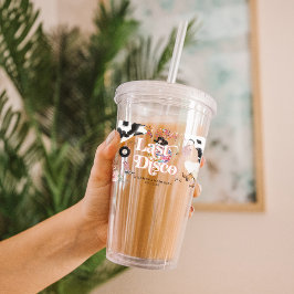 Verre En Acrylique Disco Cowgirl Nashville Rose Rodeo | Bachelorette