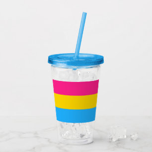 Verre En Acrylique Drapeau transexuel