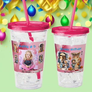 Verre En Acrylique Enfants sur Halloween Tumbler Acrylique Anniversai