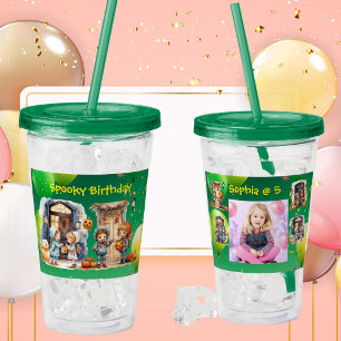 Verre En Acrylique Enfants sur Halloween Tumbler Acrylique Anniversai