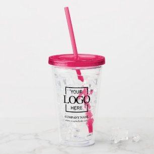 Verre En Acrylique Entreprise de logo d'entreprise personnalisé promo
