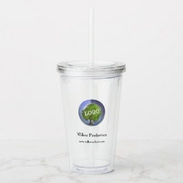 Verre En Acrylique Entreprise promotionnelle du logo commercial
