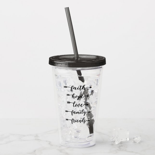 Verre En Acrylique Espérance de foi (Devant glace)