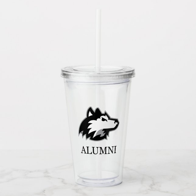 Verre En Acrylique Étudiant de la NIU Huskies (Devant)