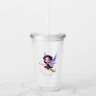 Verre En Acrylique Fée gothique