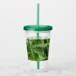 Verre En Acrylique Fermer Fronds I Green Nature