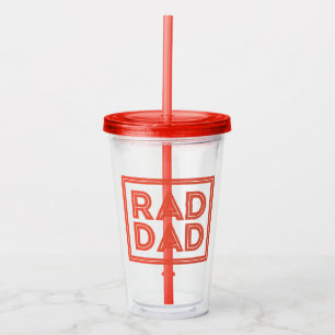 Verre En Acrylique fête des pères - Rad Papa