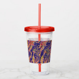 Verre En Acrylique Feuille de tigre