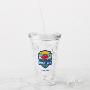 Verre En Acrylique Fierté de l'État Michigan