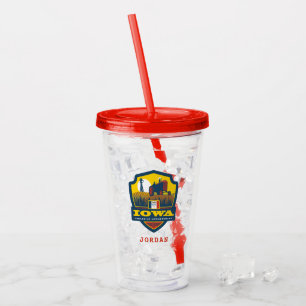 Verre En Acrylique Fierté Iowa d'état