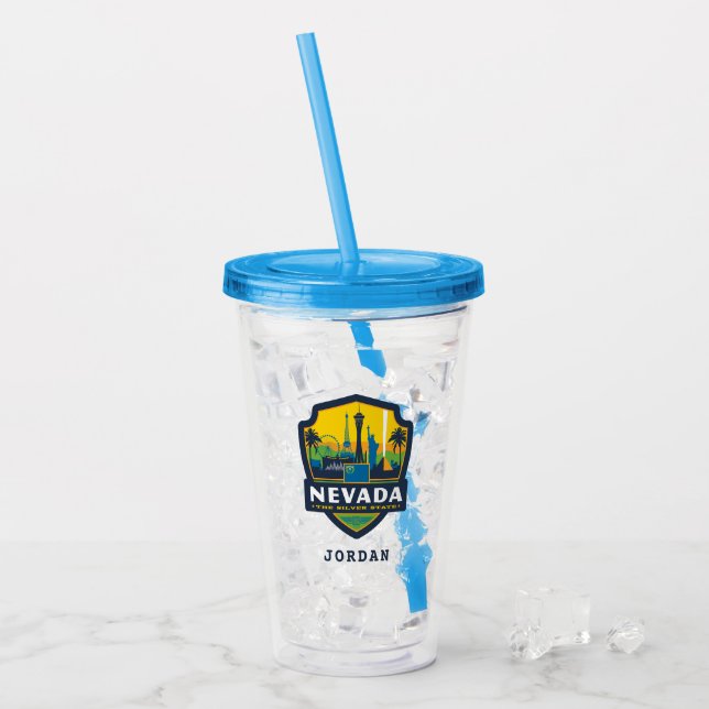 Verre En Acrylique Fierté | Nevada d'état (Devant glace)