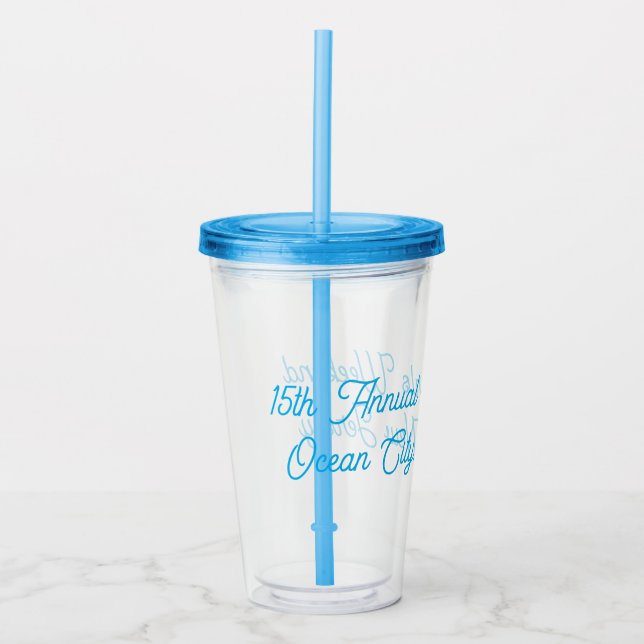 Verre En Acrylique Filles Week-end personnalisable (Devant)