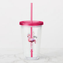 Flamant rose rose