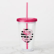 Flamant Rose Tropical Chic Moderne Personnalisé