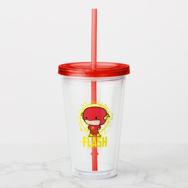 Verre En Acrylique Flash Chibi Avec Électricité (Devant)