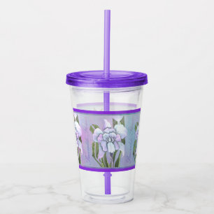 Verre En Acrylique Fleur Smeraldo