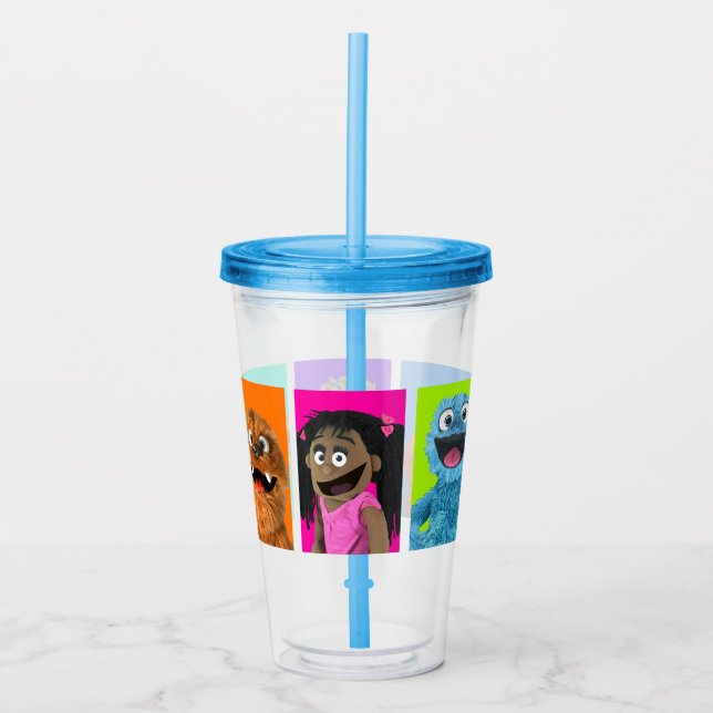 Verre En Acrylique Fluffy Friends (Devant)