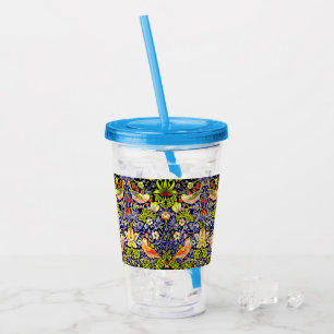 Verre En Acrylique Fraise Thief Oiseaux William Morris