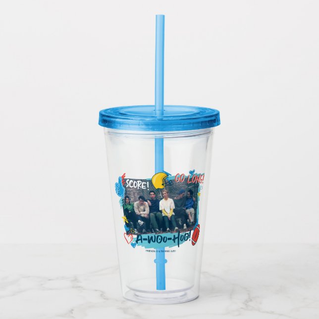 Verre En Acrylique FRIENDS™| Jeu de football (Devant)