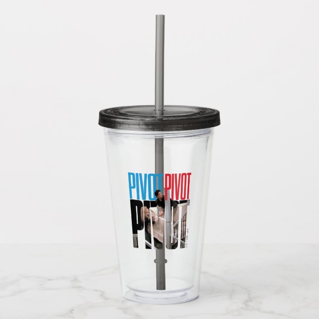 Verre En Acrylique FRIENDS™ | PIVOT PIVOT PIVOT Citation (Devant)