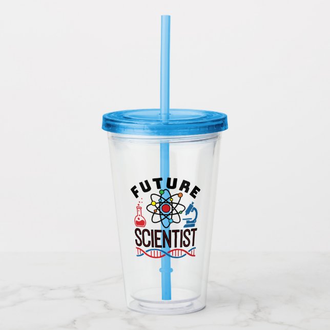 Verre En Acrylique Futur scientifique Lover STEM (Devant)