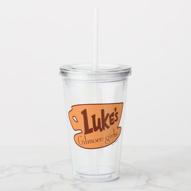 Verre En Acrylique Gilmore Girls | Logo Luke's Diner (Devant)