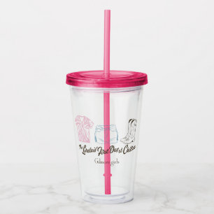 Verre En Acrylique Gilmore Girls Lorelai Tenue de Chilton
