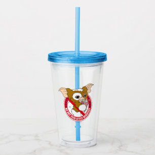 Verre En Acrylique Gizmo   Ne Pas Se Nourrir Après Minuit
